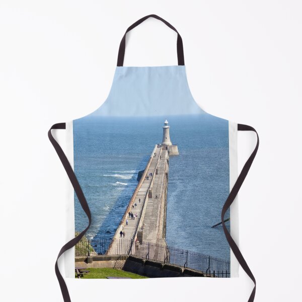 Item preview, Tynemouth Pier and lighthouse, Viewed from inside the Priory castle. designed and sold by David Patterson.