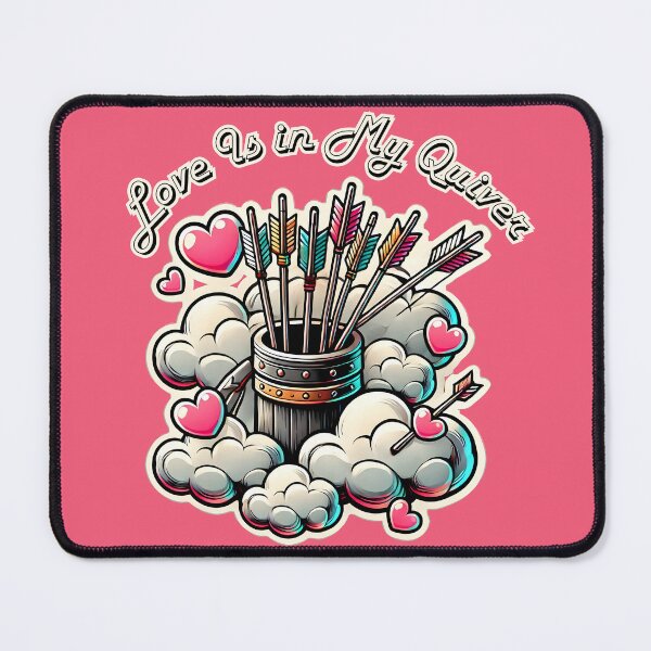 Item preview, Love Is in My Quiver - Whimsical Archery Love Design designed and sold by Dantin.