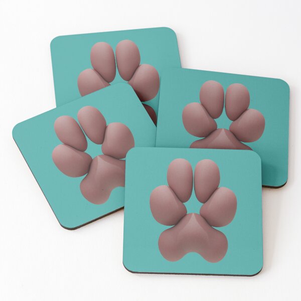 Item preview, Jackal-styled 3D Pawpad Design (Pinkish) designed and sold by Daymusik.