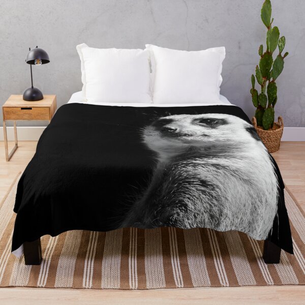 Item preview, Black & White Meerkat designed and sold by Pixel Press Prints.