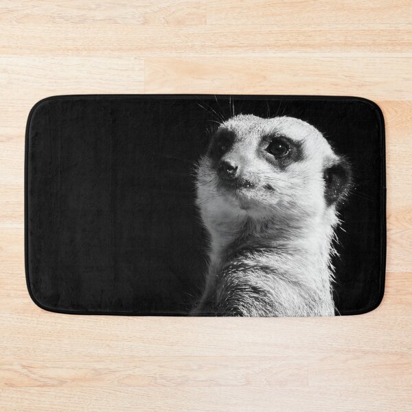 Item preview, Black & White Meerkat designed and sold by Pixel Press Prints.
