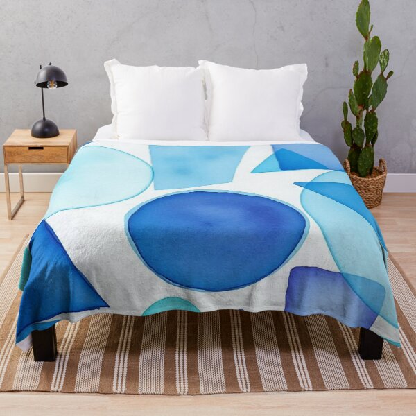 Item preview, Blue Harmony Geometric Abstract designed and sold by ChrisButler.