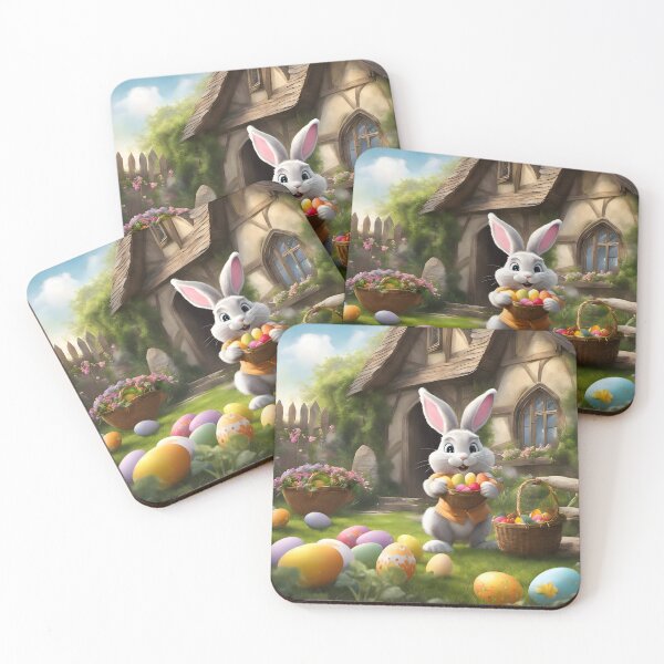 Item preview, Whimsical Easter Scene designed and sold by Pixel Press Prints.