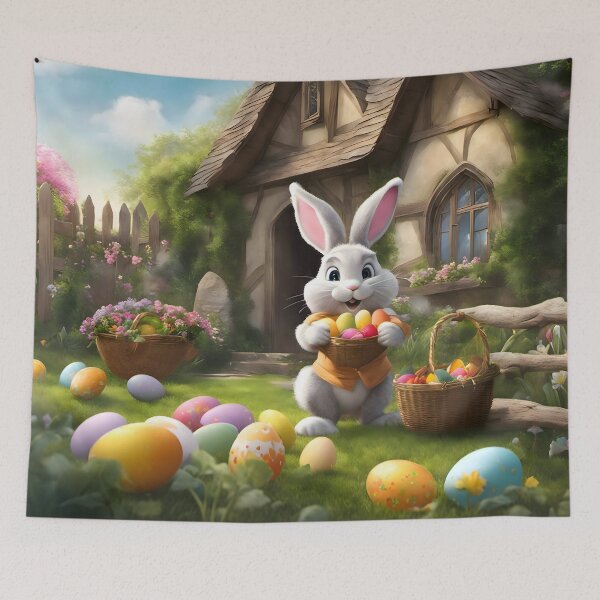 Item preview, Whimsical Easter Scene designed and sold by Pixel Press Prints.