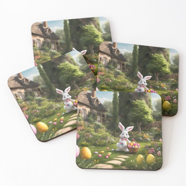 Item preview, Whimsical Easter Scene designed and sold by Pixel Press Prints.