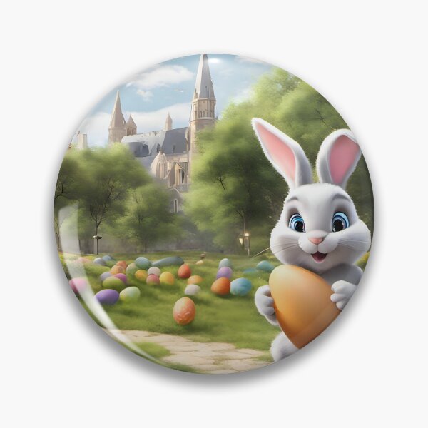 Item preview, Whimsical Easter Scene designed and sold by Pixel Press Prints.