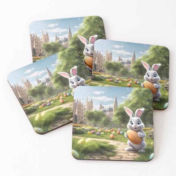 Item preview, Whimsical Easter Scene designed and sold by Pixel Press Prints.