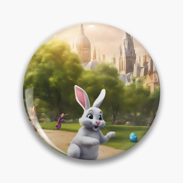 Item preview, Whimsical Easter Scene designed and sold by Pixel Press Prints.