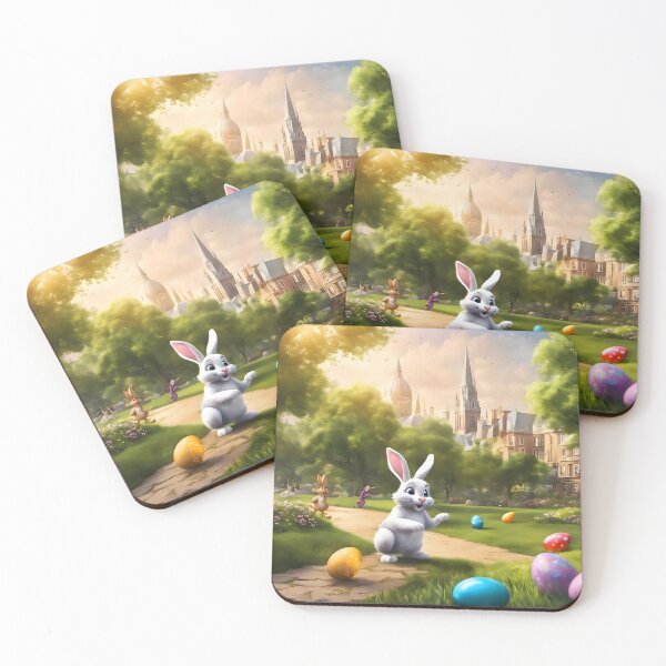Item preview, Whimsical Easter Scene designed and sold by Pixel Press Prints.
