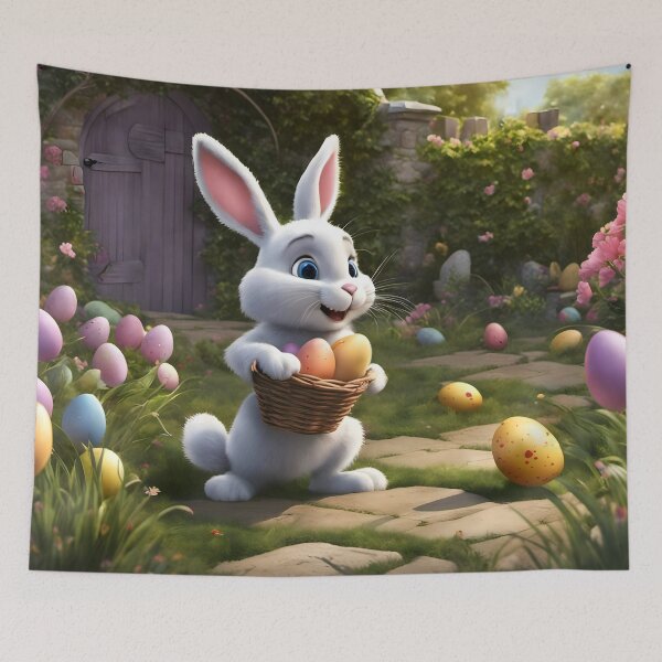Item preview, Whimsical Easter Scene designed and sold by Pixel Press Prints.