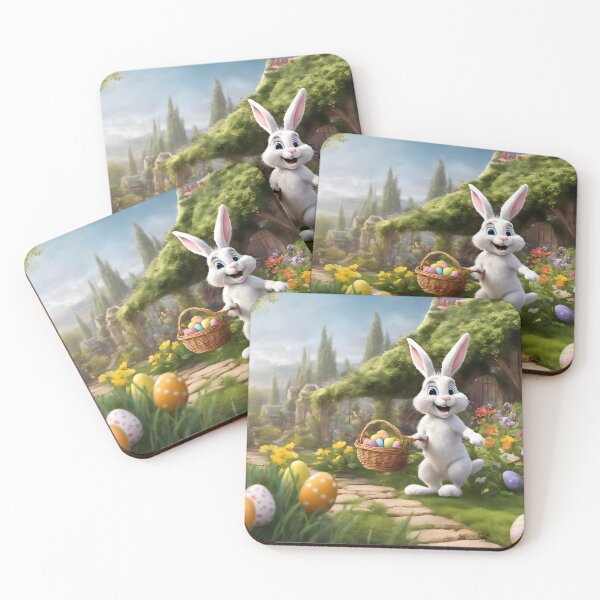 Item preview, Whimsical Easter Scene designed and sold by Pixel Press Prints.