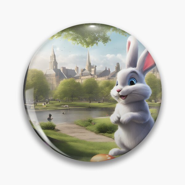 Item preview, Whimsical Easter Scene designed and sold by Pixel Press Prints.