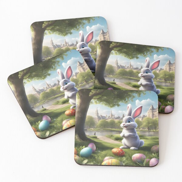 Item preview, Whimsical Easter Scene designed and sold by Pixel Press Prints.