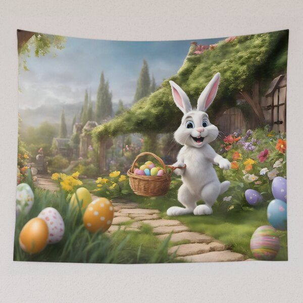 Item preview, Whimsical Easter Scene designed and sold by Pixel Press Prints.
