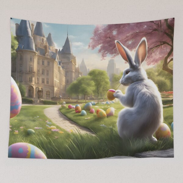 Item preview, Whimsical Easter Scene designed and sold by Pixel Press Prints.