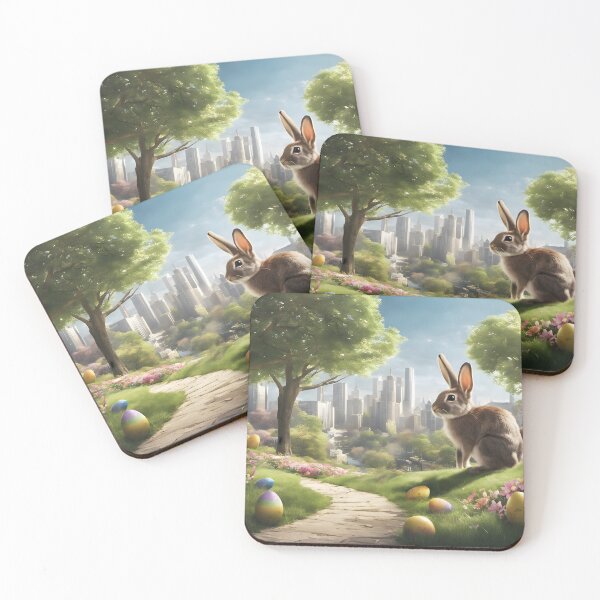 Item preview, Whimsical Easter Scene designed and sold by Pixel Press Prints.