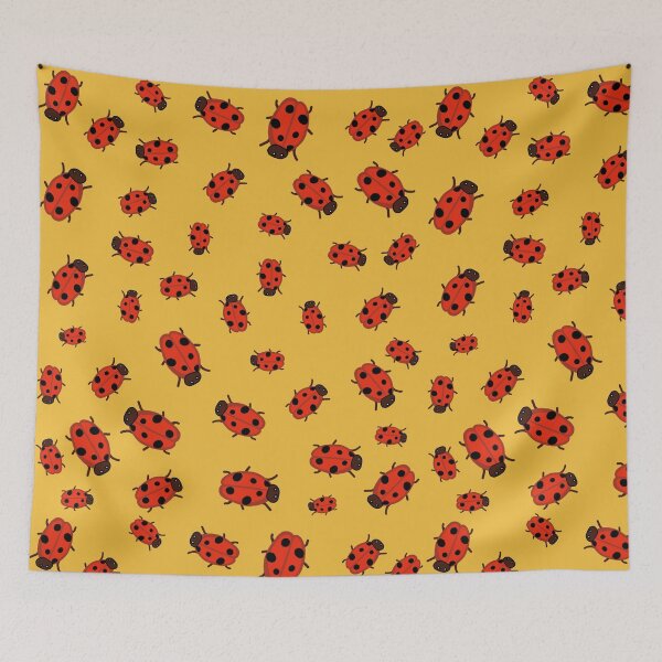 Item preview, Red lady bug pattern designed and sold by Creative_verse108.