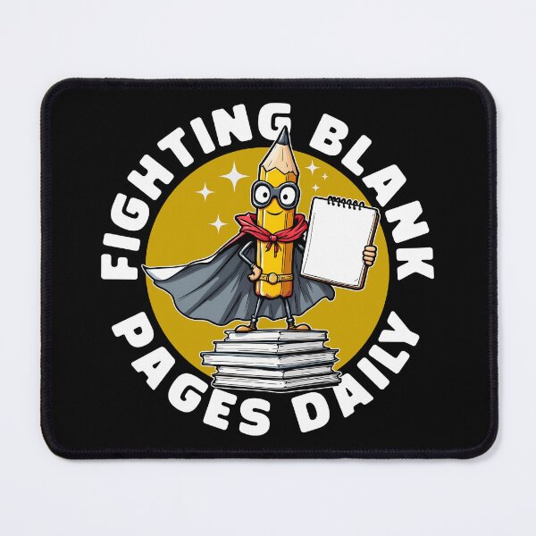 Item preview, FIGHTING BLANK PAGES DAILY designed and sold by KEF Custom.