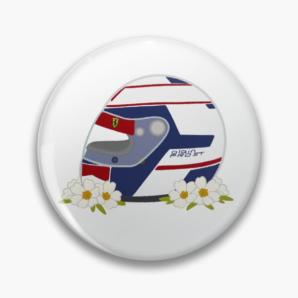 Item preview, Alain Prost 1990 Helmet With Flowers designed and sold by OriDraws.