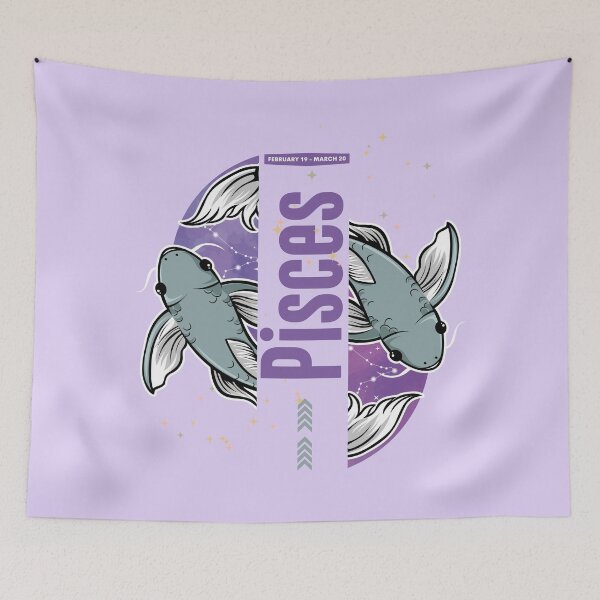 Item preview, Pisces Zodiac Sign  designed and sold by TaiyoDigital36.