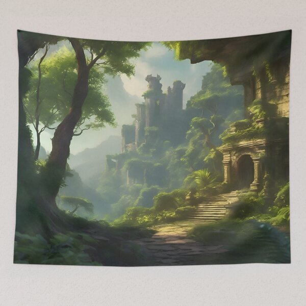 Item preview, Enchanted Ruins designed and sold by Pixel Press Prints.