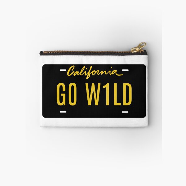 Item preview, California Licence Plate - GO W1LD designed and sold by DutchMonkeys.