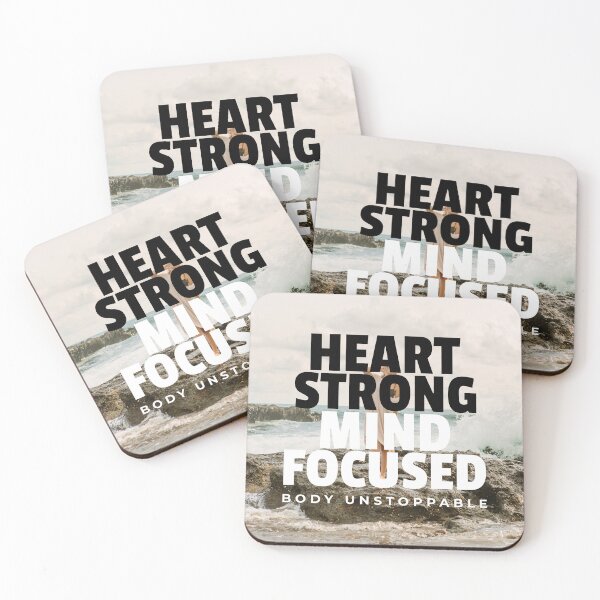 Item preview, Heart Strong Mind Focused Body Unstoppable  designed and sold by ngedupdorjee.