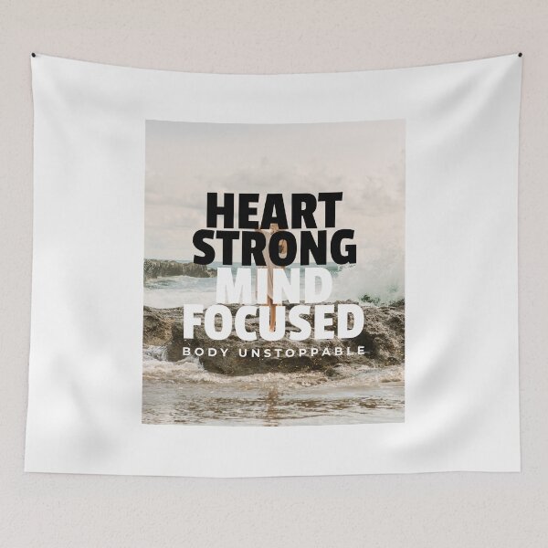 Item preview, Heart Strong Mind Focused Body Unstoppable  designed and sold by ngedupdorjee.