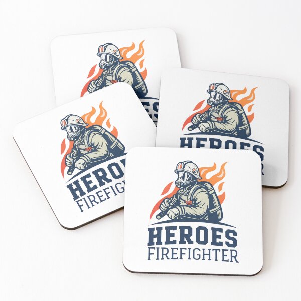 Item preview, Heroes Firefighter Illustration - Brave Firefighting Tribute Design designed and sold by Colorful-Garden.