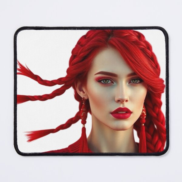 Item preview, Red-haired Medusa designed and sold by Farbenmieze.