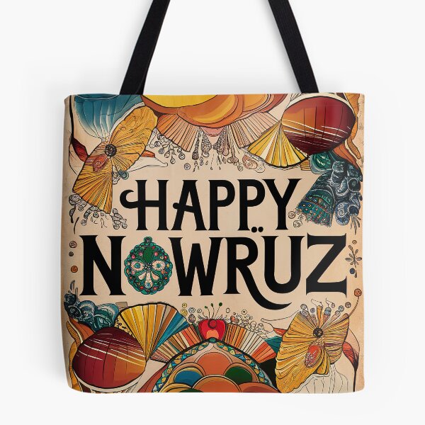 Item preview, Vintage Nowruz Iranian New Year Retro Persian New Year Haftsin Festival Art designed and sold by Witty Shirts.