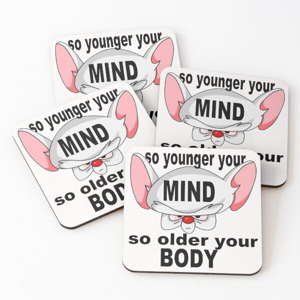 Item preview, Younger Mind; Older Body; designed and sold by StickerApe.