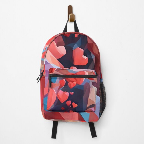 Item preview, Facets of Love: Abstract Portrait in Vibrant Geometry designed and sold by Pixel Press Prints.