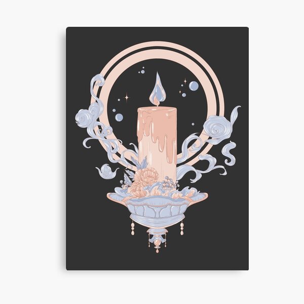 Vista previa del artículo con la obra «Serenidad luminosa: luz de velas en tonos pastel y elegancia», diseñado y vendido por Sarah-Comet.