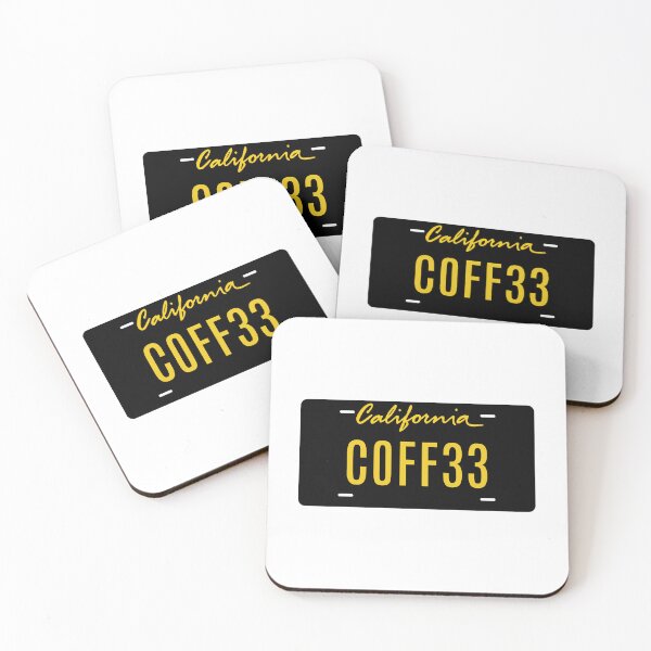 Item preview, California Licence Plate - COFF33 designed and sold by DutchMonkeys.