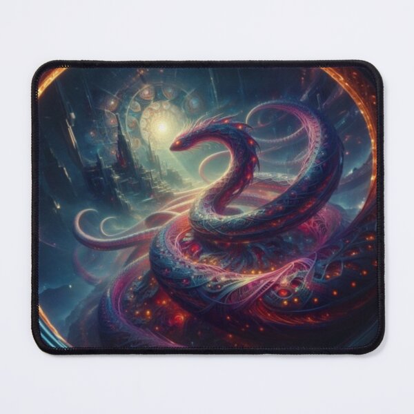 Item preview, AI generated serpentine, dystopian fantasy designed and sold by AI-this-is-AI.