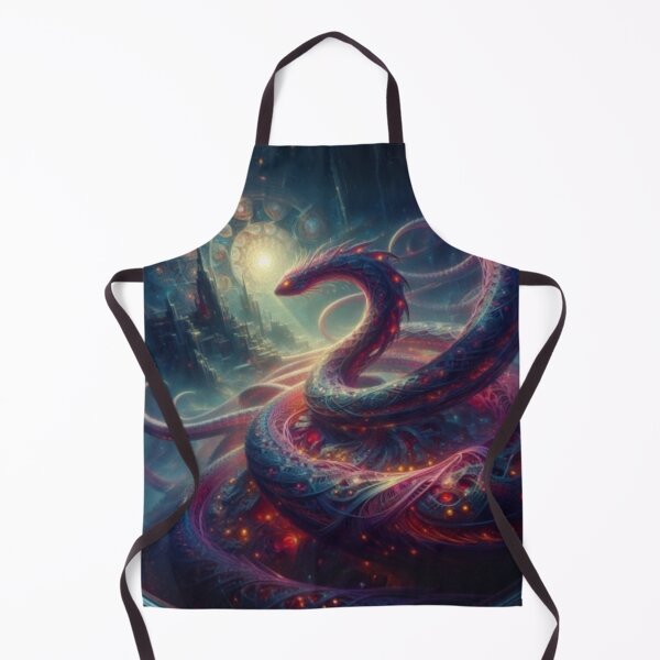 Item preview, AI generated serpentine, dystopian fantasy designed and sold by AI-this-is-AI.