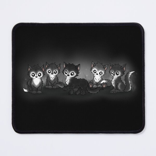 Item preview, cute wolfpack in line designed and sold by Pezi-Creation.