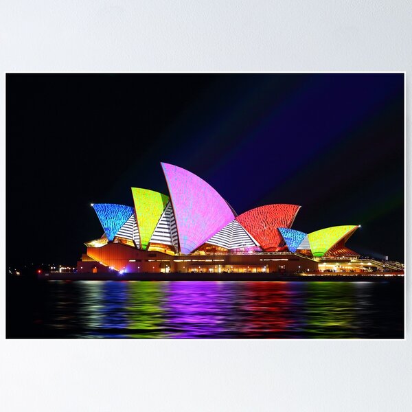 Item preview, Sydney Opera House Vivid Sydney designed and sold by Cooee Collection.