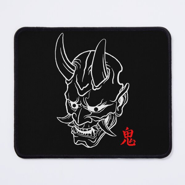 Item preview, Oni Mask (white on black) designed and sold by Nix-sart.