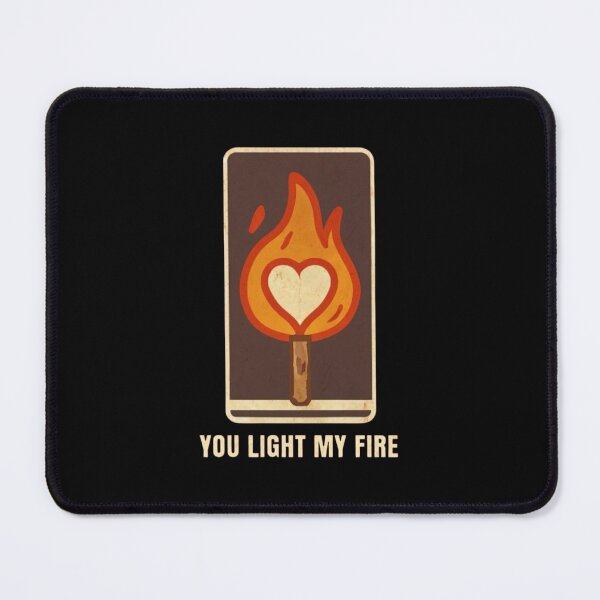 Artikelvorschau, Stilisierte Flamme in Herzform – You Light My Fire | Vintage Love Art Design entworfen und verkauft von Colorful-Garden.