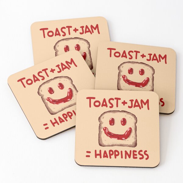 Item preview, Toast Plus Jam Equal Happiness designed and sold by FlashCraft Design.