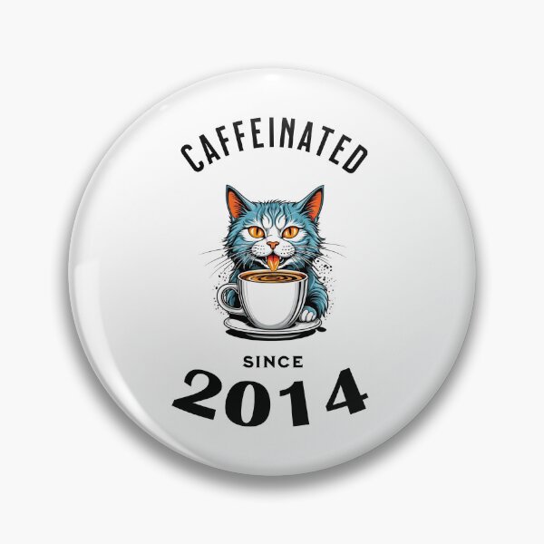 Item preview, Cat Caffeinated Since 2014 designed and sold by LegendaryDesigns.