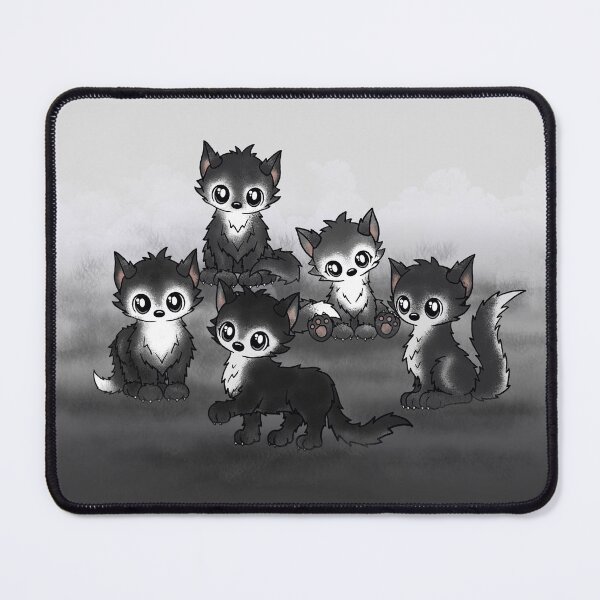 Item preview, cute wolfpack wolf designed and sold by Pezi-Creation.