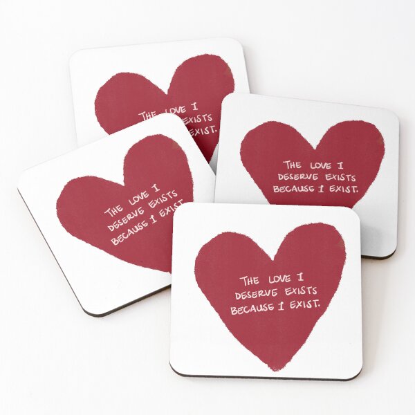 Item preview, The Love I Deserve Red Heart designed and sold by Malins-Artwork.