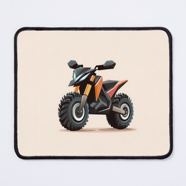 Item preview, Off-Road Motorcycle Minimalist Vector Icon designed and sold by GoldenTealArts.