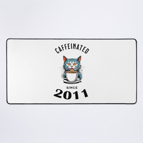Item preview, Cat Caffeinated Since 2011 designed and sold by LegendaryDesigns.