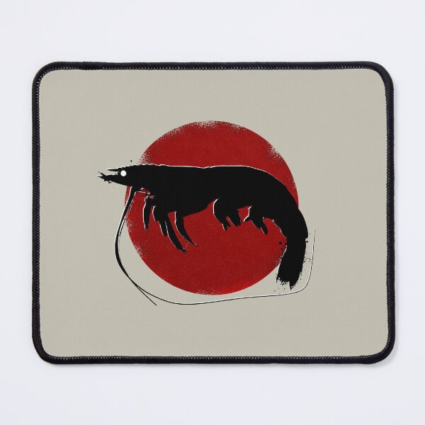 Item preview, Shrimp in Sumi Strokes - Ink Art designed and sold by Made By Nishi | Nishi Wojnar.