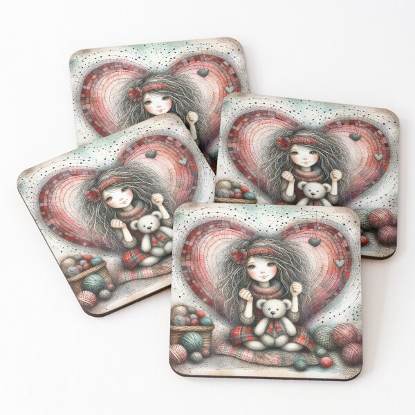 Item preview, Serene Greeting Warms the Hearts - Girl  designed and sold by Beyondnote-Art.