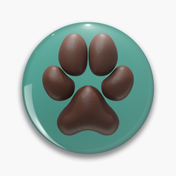 Item preview, Wolf-styled 3D Pawpad Design (Brown) designed and sold by Daymusik.
